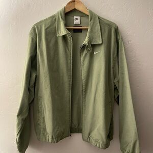 NWOT Nike Green Corduroy Jacket